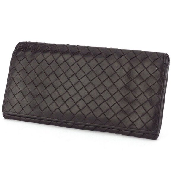 BOTTEGA VENETA length wallet Intorechato leather Authentic used - Picture 1 of 8
